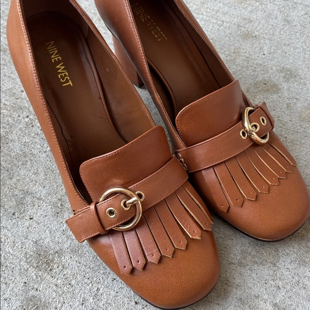 Nine West Umbriah Leather Dress Pump